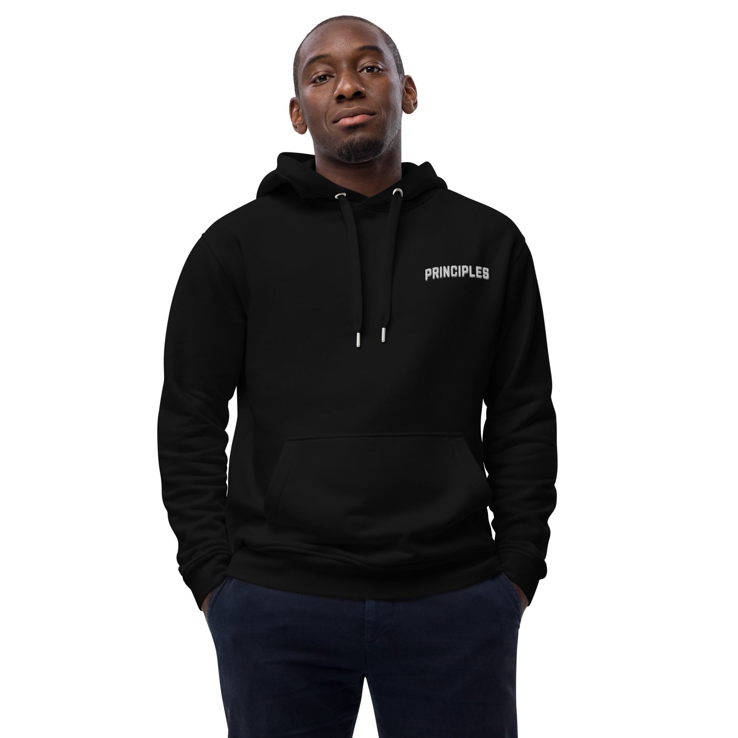 Principle Embroidery Premium eco hoodie