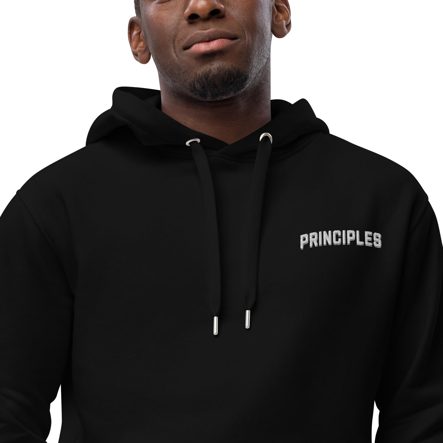 Principle Embroidery Premium eco hoodie