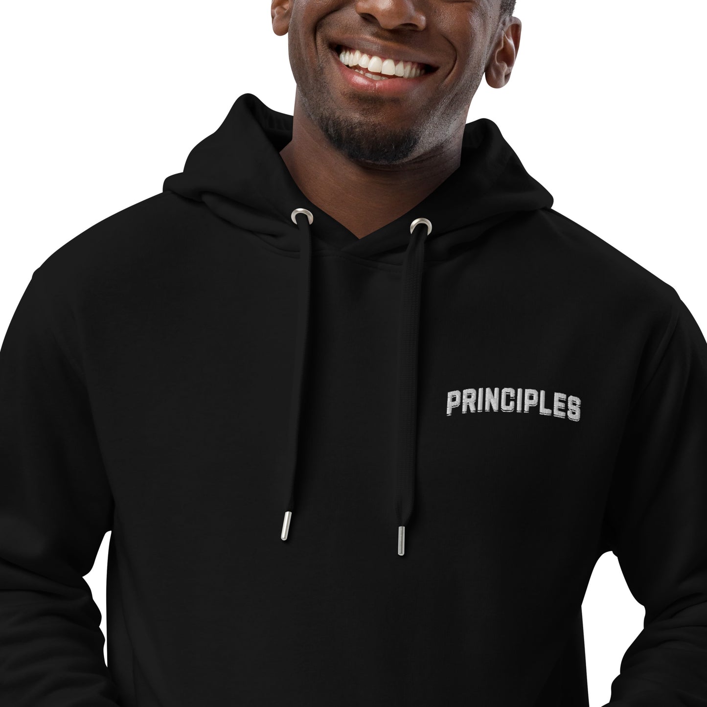 Principle Embroidery Premium eco hoodie